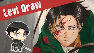 How To Draw Levi Ackerman | Attack on Titan Season 4 - Shingeki no Kyojin (進撃の巨人)