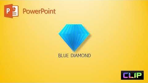 How To Make a Diamond Logo in Microsoft PowerPoint.