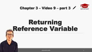 Returning reference variable in C++11 | Anshuman Sharma | Beginners | in Hindi/English