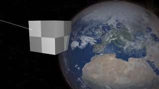 Default Cube Strikes Earth - Universe Sandbox