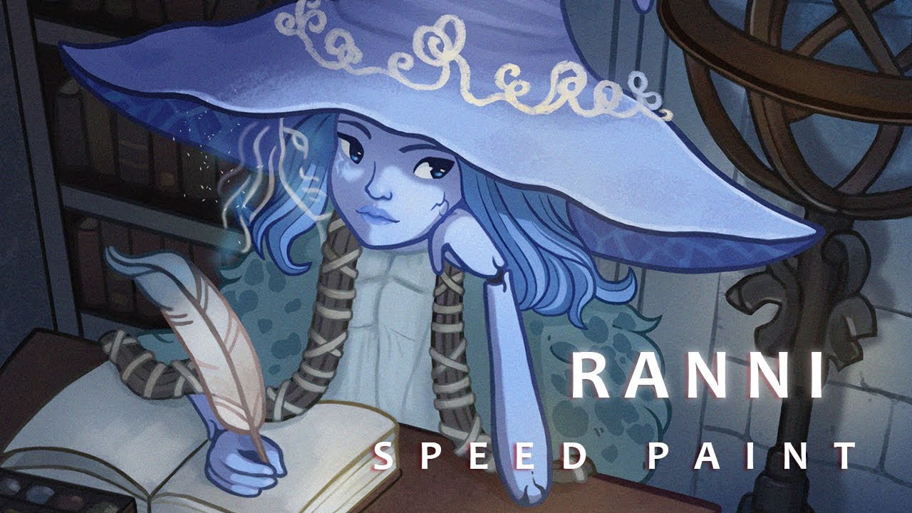 Painting Ranni from Elden Ring - Coffee Time Doodles - YouTube