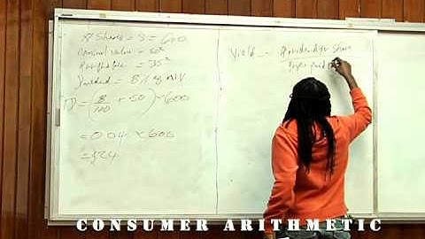 Damion Crawford Mathematics CXC Class CONSUMER ARITHMETIC Day Two DVD