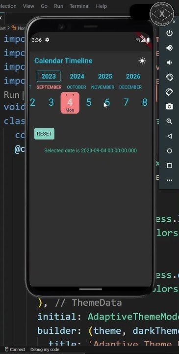 Calendar Event App In Flutter || Calendar Timeline Plugin In Flutter ...