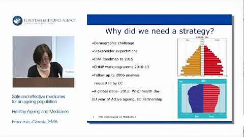 The EMA Geriatric Medicines Strategy