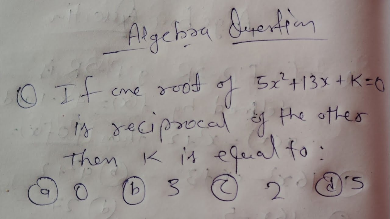 Algebra question part+16#maths #education - YouTube