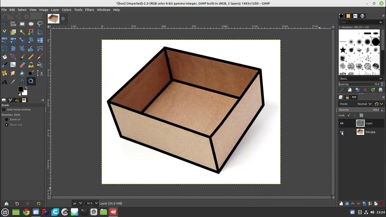 Using GIMP to trace outlines of objects YouTube