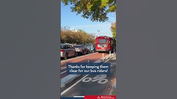 Pennsylvania Ave SE Bus & Bike Lanes Morning Commute