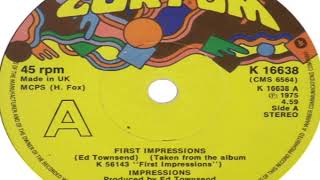The Impressions   First Impressions 1975