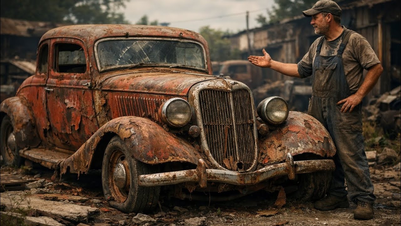 Restoring a 1934 Ford - ASMR