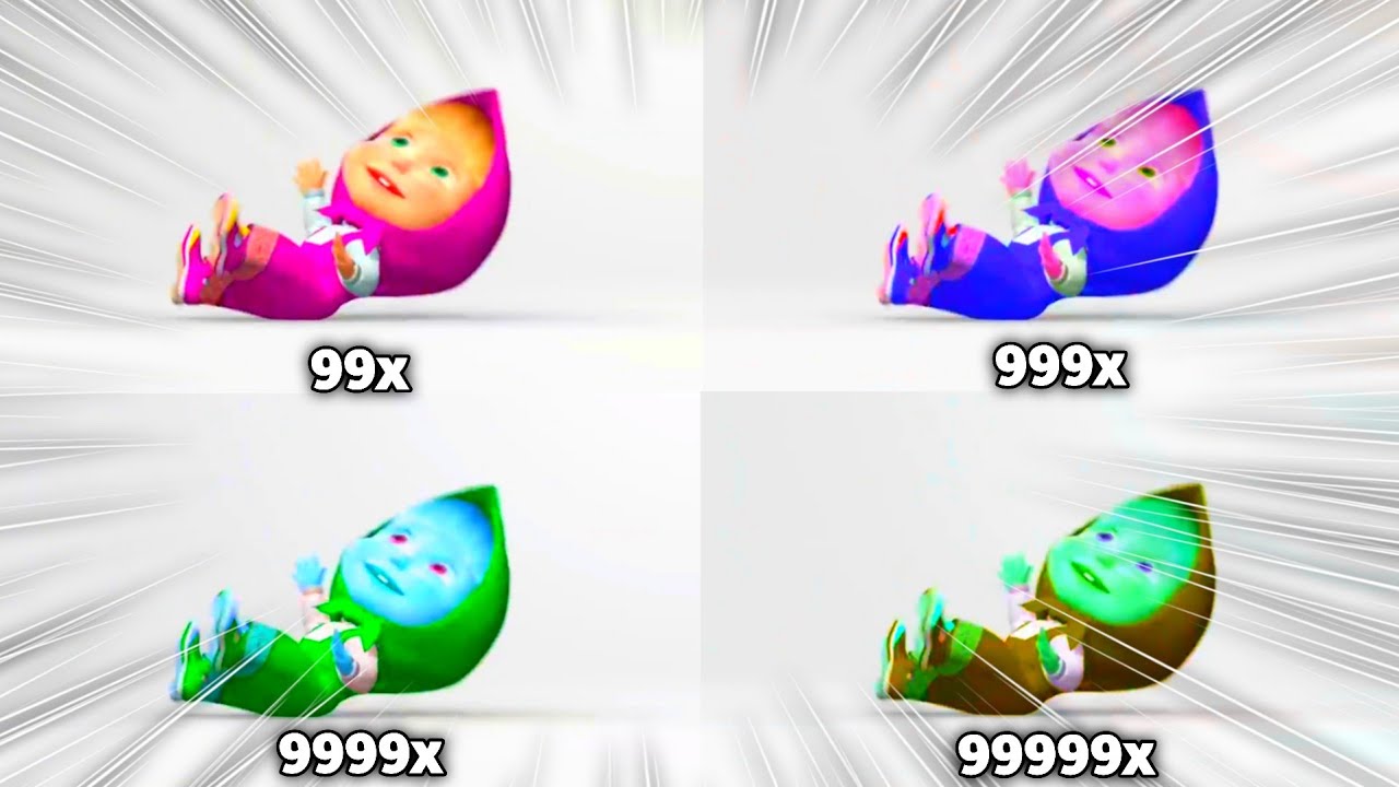 mashaページですm(_ _)m Masha And The Bear Intro Logo Flash at 999999x Speed Klasky Csupo