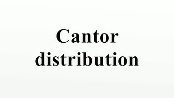 Cantor distribution
