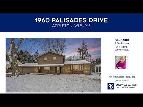 1960 PALISADES Drive, Appleton, WI home video tour