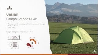 Instruction Manual VAUDE Campo Grande XT 4P | VAUDE