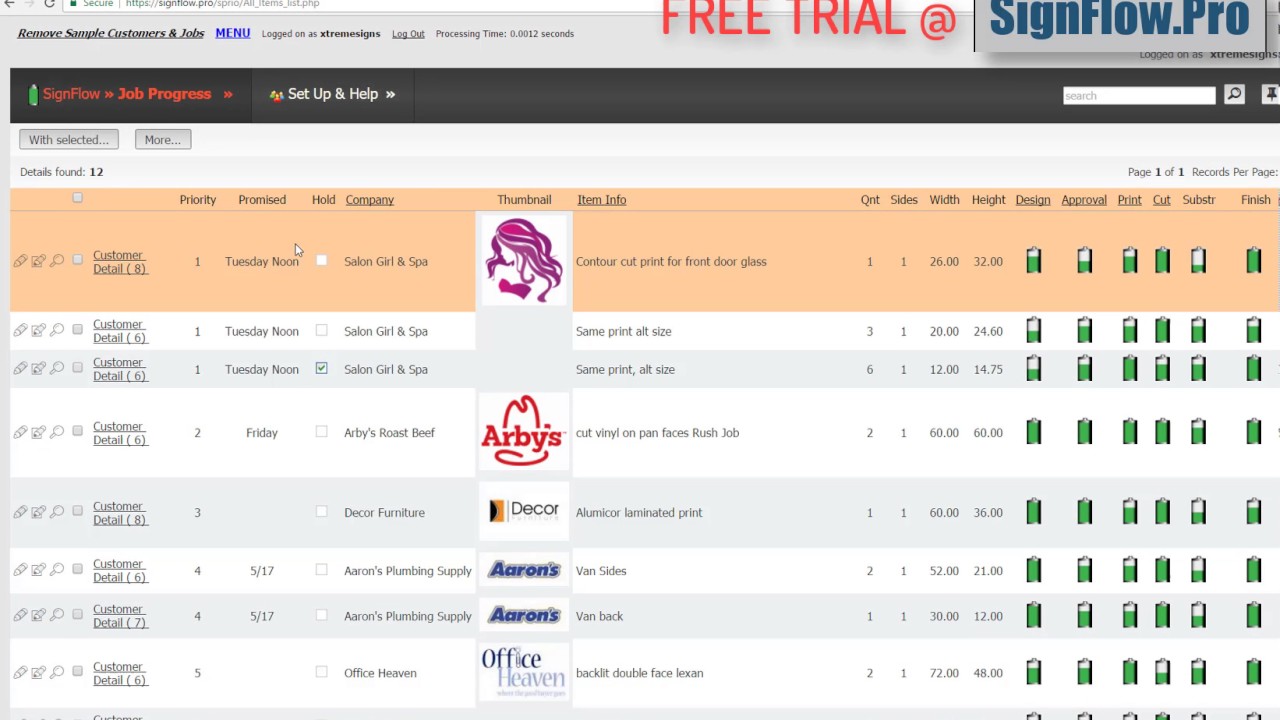 Sign Industry Workflow Software YouTube
