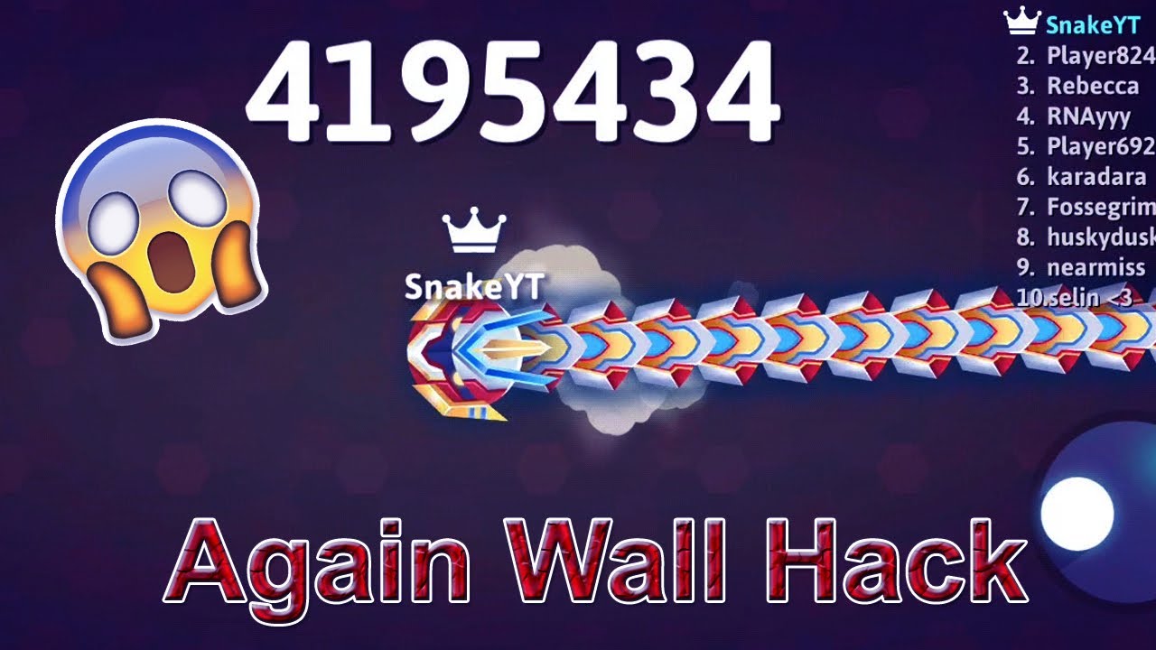 Wall Hack Mod Menu Epic Snake io Gameplay #snakeio #snakeiomodmenu 