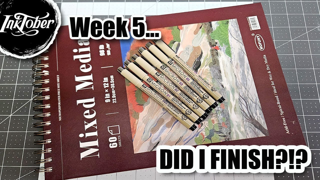 Inktober 2024 Week 5 | Prompts 27 - 31 | Did I Finish?!?