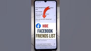 Facebook Friends List Hide | Facebook Par Friend Kaise Chupaye |How To Hide Friends List On Facebook