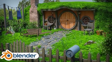 How I Created This Hobbit Hole Scene In Blender