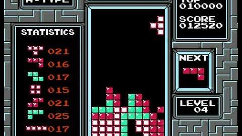 Tetris NES 100 Lines