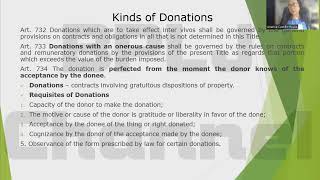 PROPERTY - Donations