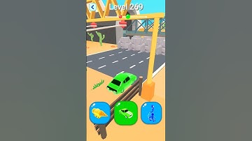 Shape-shifting Funny Race All Level Gameplay Walkthrough Master Level #269 BeamNG.drive #Shorts