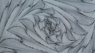 Easy zentangle paradox art step-by-step
