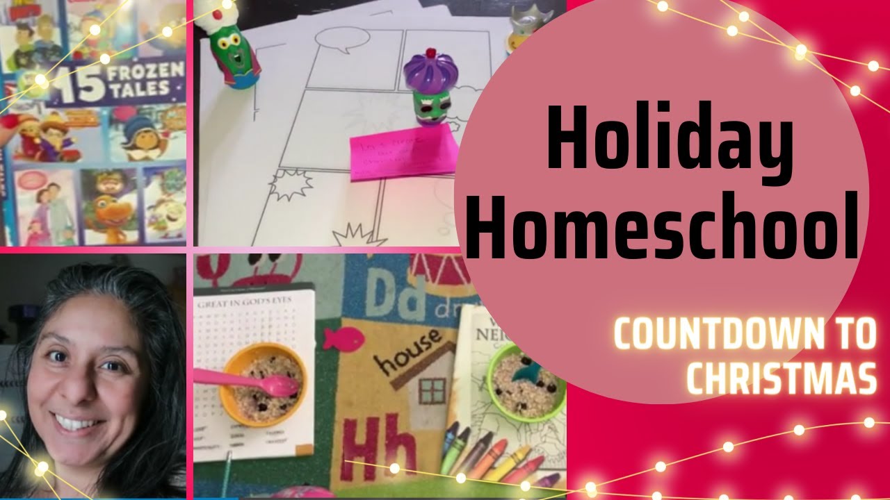 Holiday Homeschool Day in the Life - Homeschool - YouTube