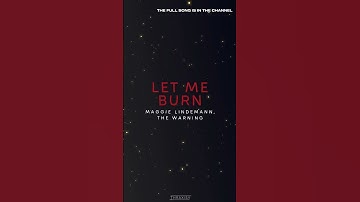 👉 Maggie Lindemann, The Warning - Let Me Burn (Slowed + Reverb) | Full Version ☝️
