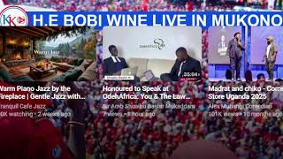 H.E BOBI WINE LIVE IN MUKONO..CREDIT KKTV