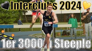 Je fait mon 1er 3000m STEEPLE aux INTERCLUBS !!! - Chute ou Perf ?