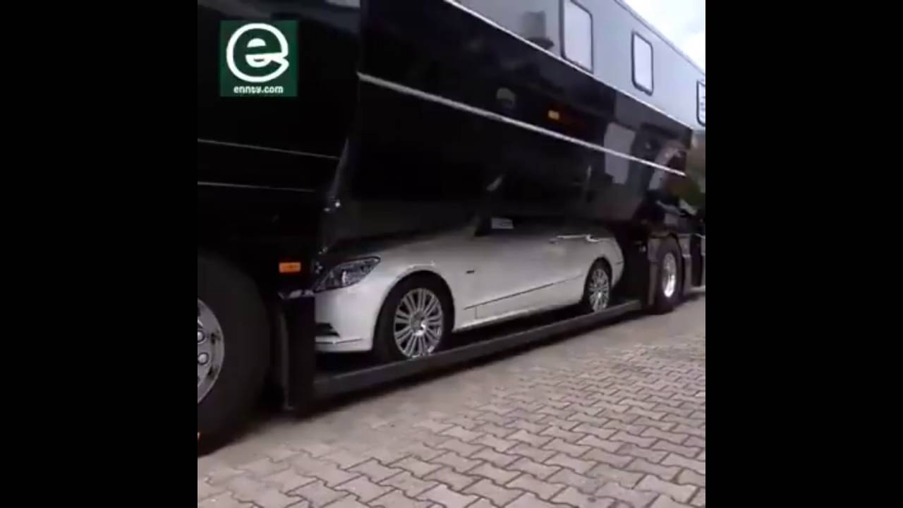 Luxurious caravan ( Mercedes Benz)
