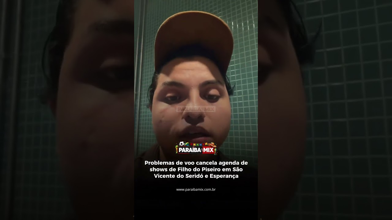 Problemas de voo cancela agenda de shows de Filho do Piseiro em São Vicente do Seridó e Esperança