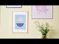 Framed patchwork quilt – DIY by Søstrene Grene