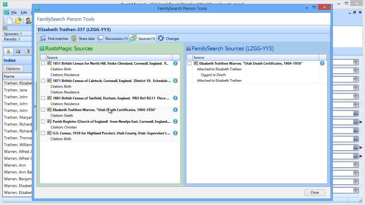 syncing source citations from rootsmagic 7 to ancestry