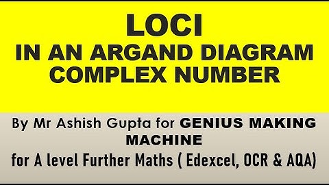 LOCI in an Argand Diagram