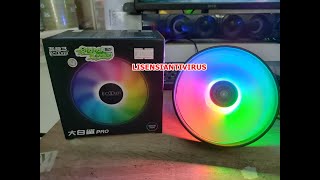 HEATSINK PC COOLER PC COOLER E126M PRO RGB CPU Cooler Heatsink TOKOPEDIA LISENSIANTIVIRUS