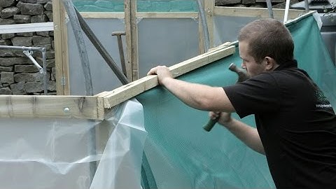 Side Ventilation preparation for Polytunnel