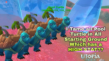 Utopia Origin Taming all Pool Turtles