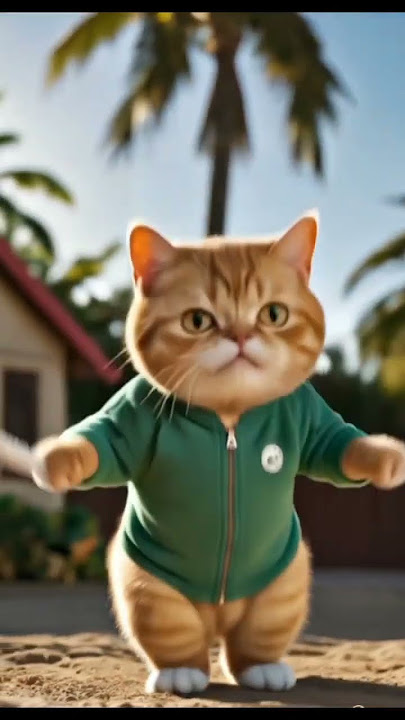 A squid game with a cat #cat #funny #fyp #squidgame #squidgame2 #squidgame3