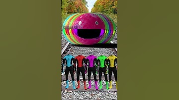 11 different colours pac man vs 5 spiderm...