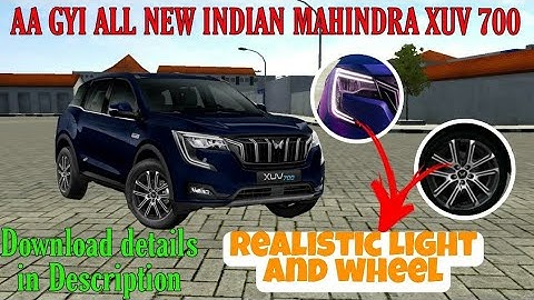 XUV 700 INDIAN MAHINDRA CAR MOD BUSSID | WORM GAMING 2.O