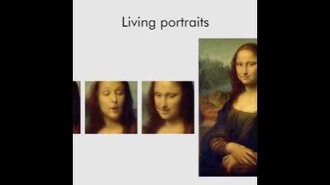 Machine learning brings OLD PAINTINGS and PHOTOS to LIFE