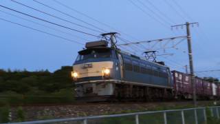 2017/06/16 JR貨物 5095レにEF66-33号機牽引 大谷川踏切付近