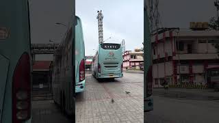 KSRTC’s Unbeatable Aura 💯 | Volvo overload at Bengaluru Majestic! 🚌 Count them if you can! 👀