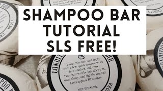 Professional shampoo bar recipe & tutorial | Tiggy Makes Soap | SLS free / SLES free / Silicone free