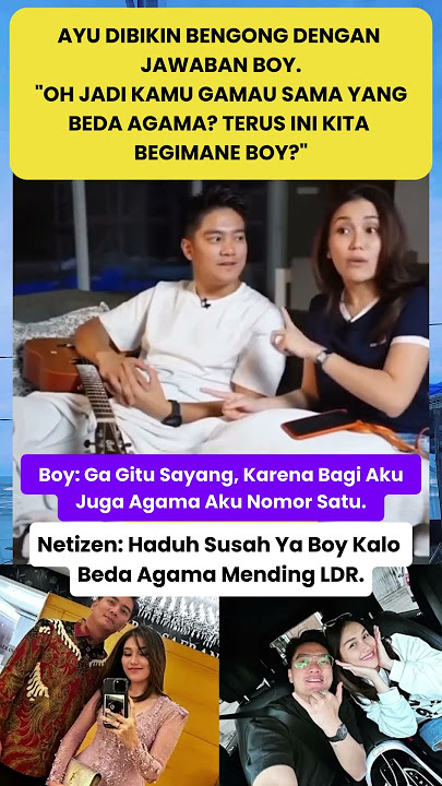 AYU DIBIKIN BENGONG DENGAN JAWABAN BOY WILLIAM #ayutingting #boywilliam #beritaartis #shortviral