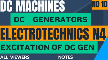 Electrotechnics N4 DC Generators Introduction -  NOTES - DC Machines @mathszoneafricanmotives