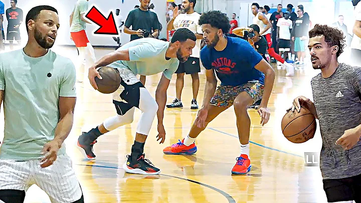 Steph Curry & Trae Young TEAM UP at Rico Hines Private Runs!! - DayDayNews