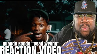 Quando Rondo - Dead Wrong [Official Video] REACTION !!!!!