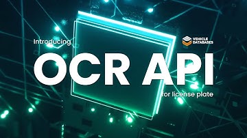 License Plate OCR For United States By Vehicle Databases